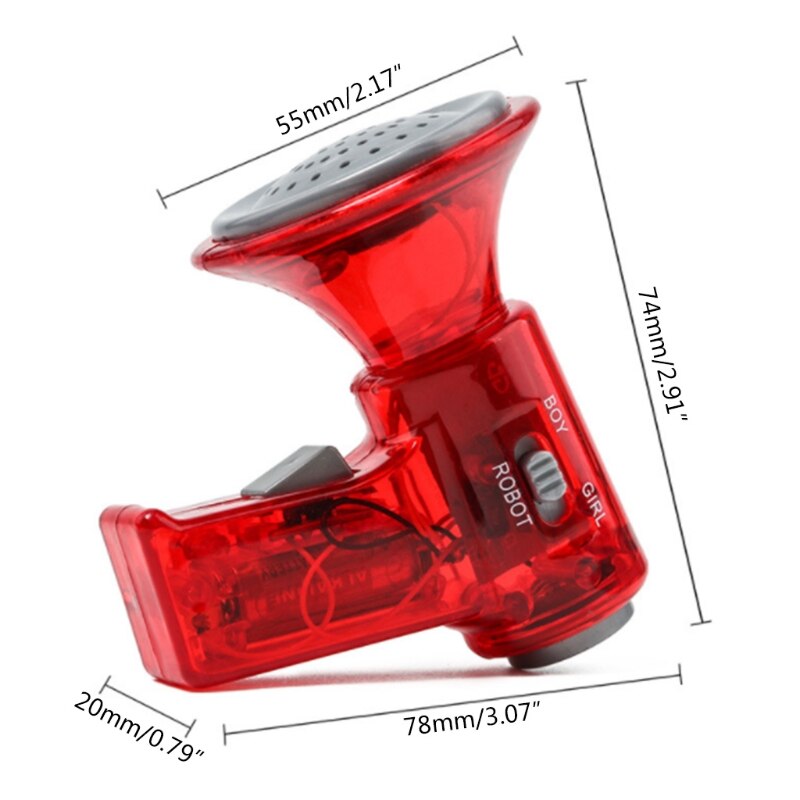 Grappige Multi Voice Changer Versterker 3 Verschillende Stemmen Fun Speelgoed Speaker Kids
