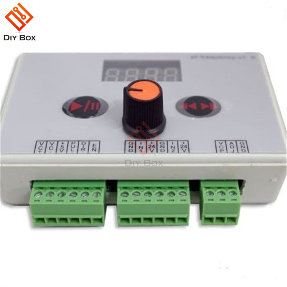 DC 12V 24V Reversible Stepper Motor Speed Controller Stepping Motor Speed Governer Governor Pulse Signal Controller LED Display