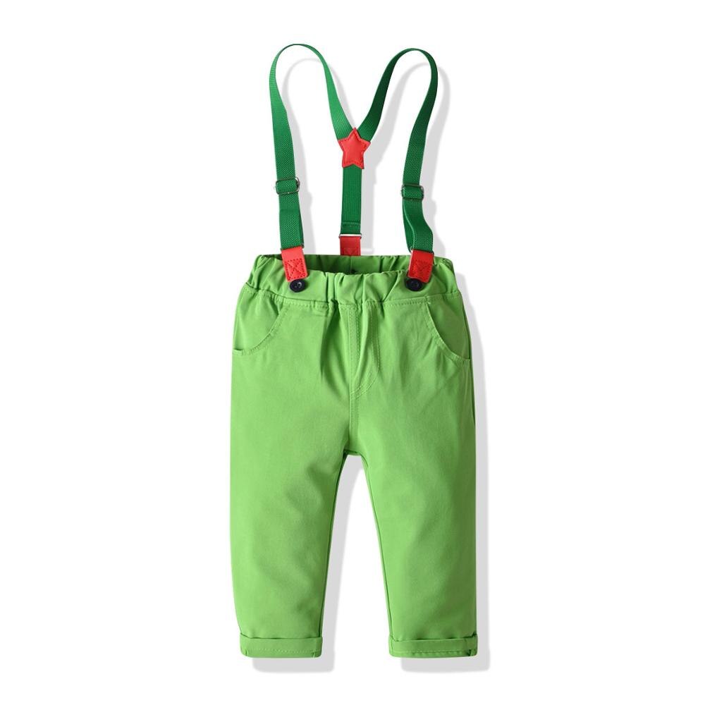 Nwada Kledingset voor peuters, kinderen, baby, jongens, babykostuum, babykleding, jongens, gentleman, kostuum, bruiloftshemd shorts boog, Rood Zwart, 4 Jaren