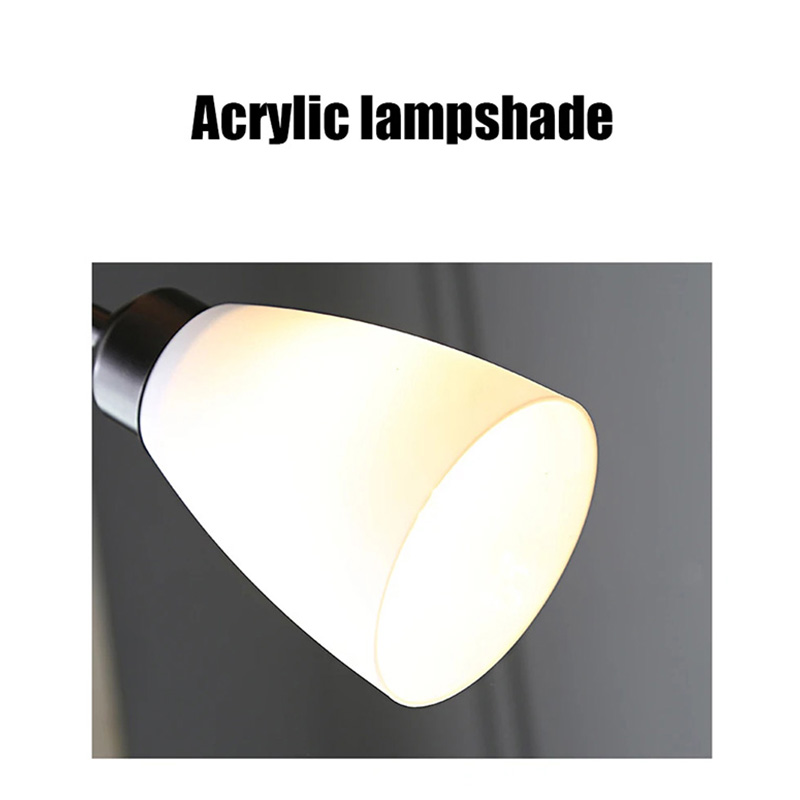 220v moderne indendørs gulvlamper  e27 skruer ind arbejdsværelse soveværelse stue belysning trykknap enkel led dekorativ lampe