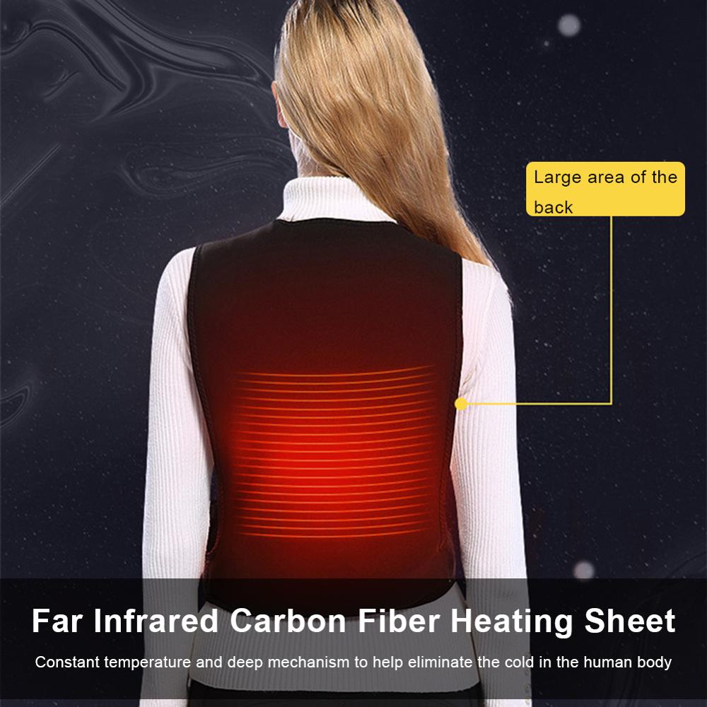 DriveNova Verwarmingsvest voor Mannen en Vrouwen - Luchtgeactiveerd Verwarmingsvest met 9 Warmtepakketten, Verwarmde Bodywarmer voor Motorrijden, Vissen, Wandelen en Buitenwerk, 12 Uur Aangename