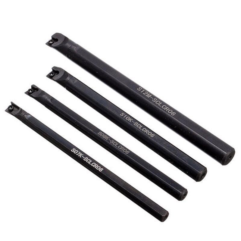 4 zestaw 7/8/10/12Mm wytaczak tokarki uchwyt robić toczenia 10 sztuk Ccmt 0602 płytka węglikowa ostrza tokarka metalowa maszyna robić cięcia