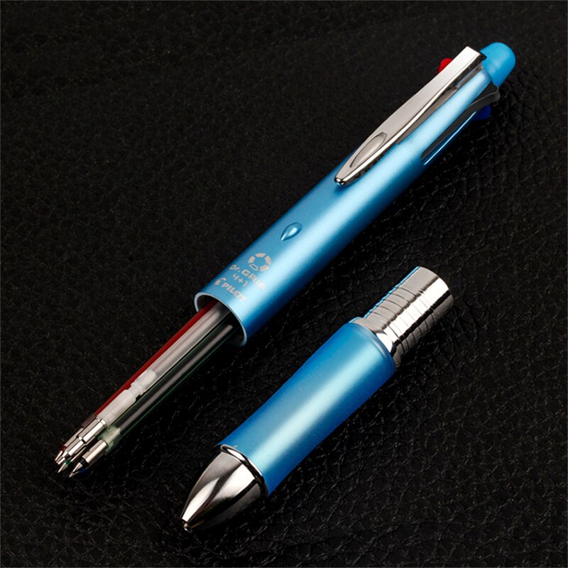 1pcs Pilot Dr.Grip 4+1 Multi-Function Pen Ballpoint Pen 0.5/0.7 + Mechanical Pencil 0.5 BKHDF-1SR Replaceable Refill BVRF-8EF/F
