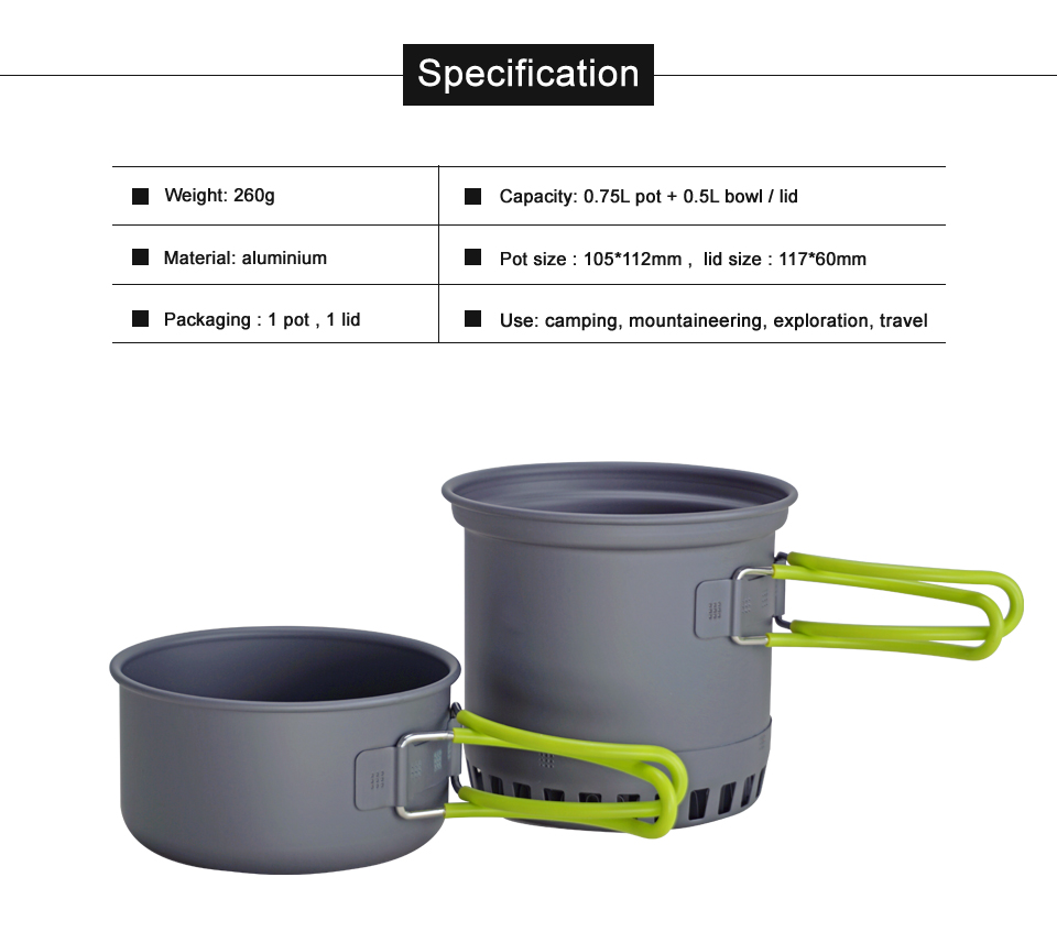 APG Ultralight Camping Kookgerei Koken Systeem Outdoor Servies Bowl Pot Pan Gebruiksvoorwerpen Bestek