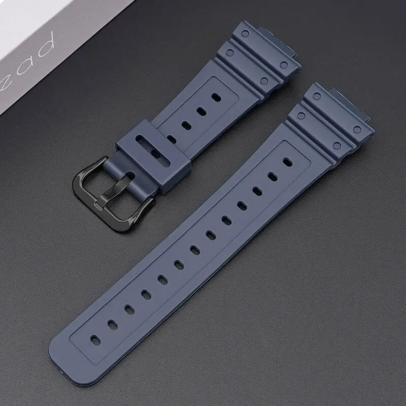 Gummi-Uhrenarmbänder für Casio DW6900 GA2100 GM2100. Hochwertiges Sport-Silikon-Uhrenarmband für DW5600-Serie, Uhrenzubehör: Schwarz Gelb