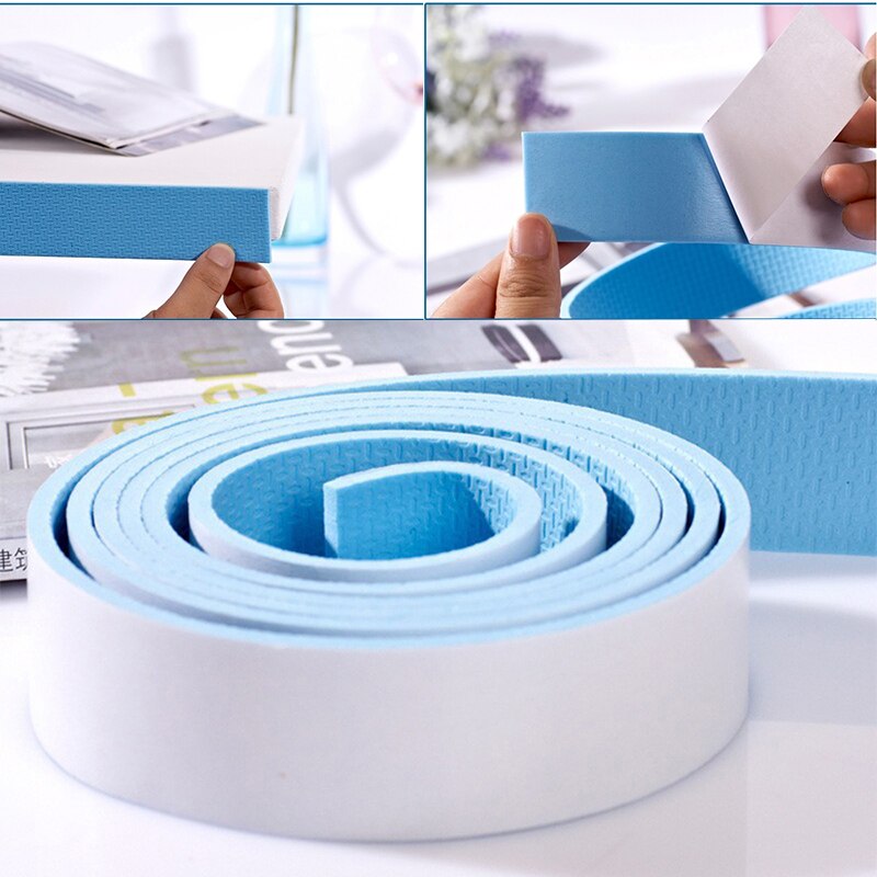 2M Zachte Baby Veiligheid Tafelrand Foam Strip L-Vormige Kind Bumper Meubels Thuis Tafel Hoek Corner Protector