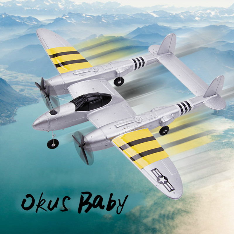 Newest Double Helix Airplane 2.4GHz 2CH RC Airplane Model Aircraft Outdoor Flight Toys for Kids