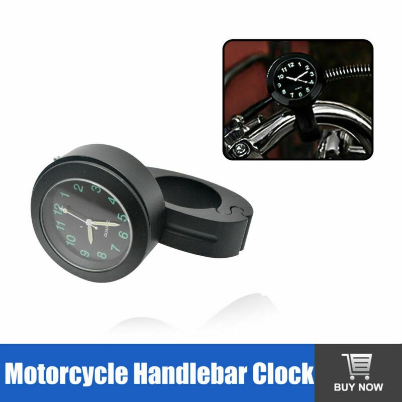 Mini motorcykel styr bar mount digital ur ur tidsmåler ur vandtæt motorcykel motorcykel digitale ure