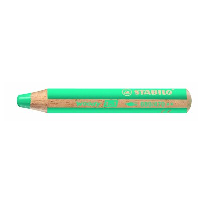 6/10/18PCS German STABILO Invincible Colour Crayon 886 Ultra Coarse Water Soluble Colour Brush Set: Light Green