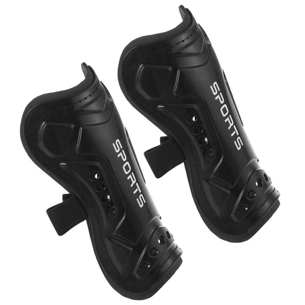 1 paio di attrezzature da calcio protettive per polpacci per bambini leggere e traspiranti per 3-10 anni ragazzi ragazze bambini adolescenti (: Black 1