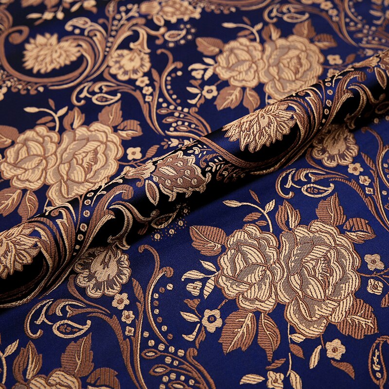 peony brocade fabric 50cm*75cm satin cloth custume imitation silk material: 4