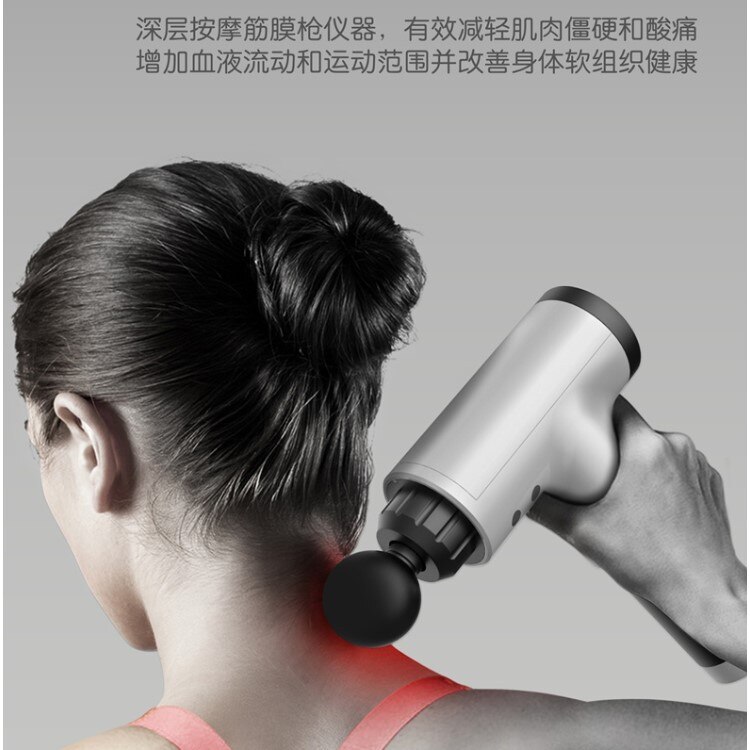 High Frequency Massage Gun Muscle Relaxation Whole Body Relaxation Electric Massager With Carrying Bag