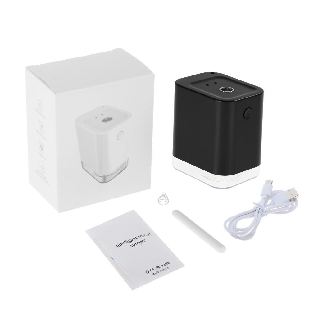 50ML Automatic Alcohol Dispenser Sterilizer Infrared Alcohol Spray Hand Cleaner