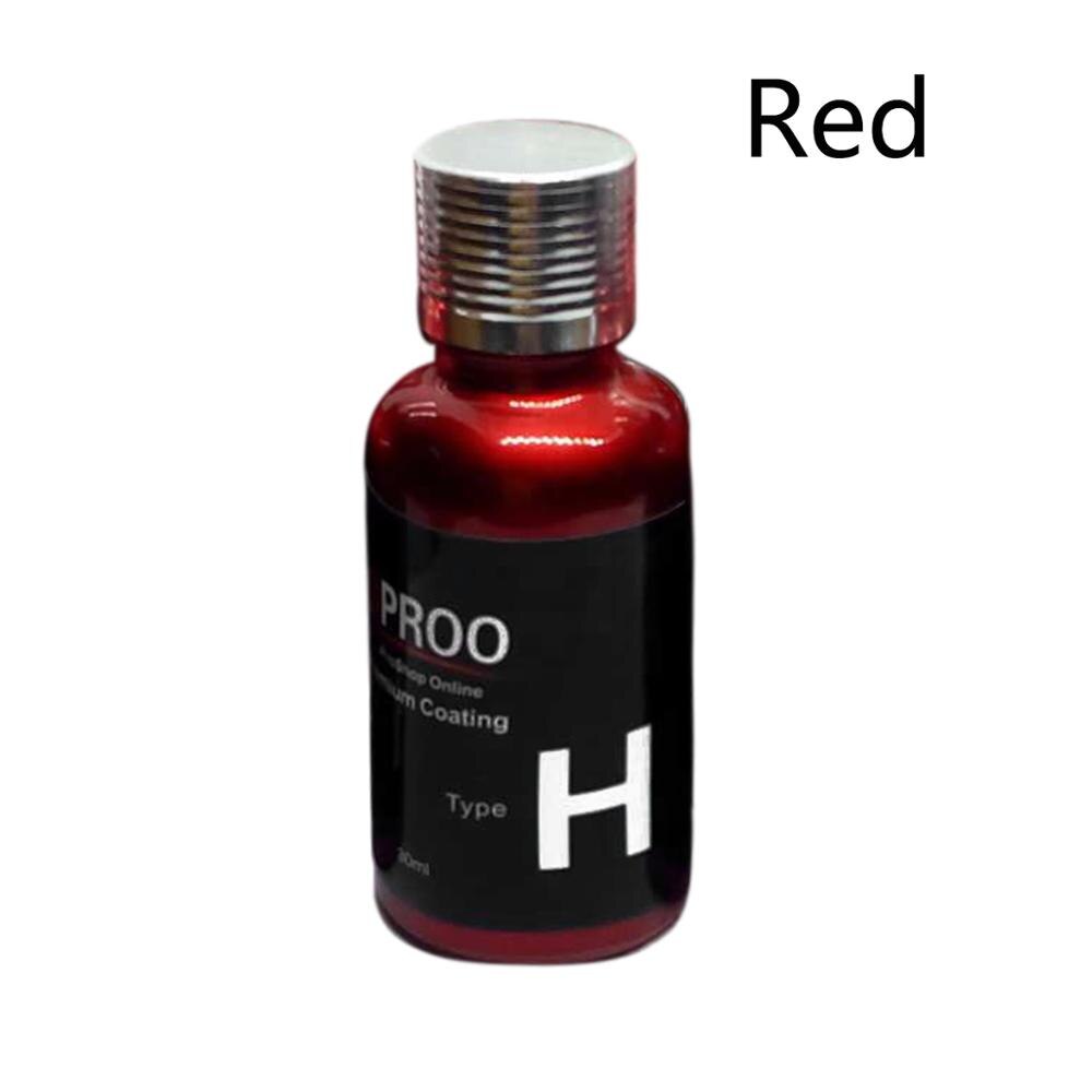 Car Polish Car Liquid Ceramic Coat Super Hydrophobic Glass Coating Set Polysiloxane Materials Car Polish Liquid Ceramic Coat: Red
