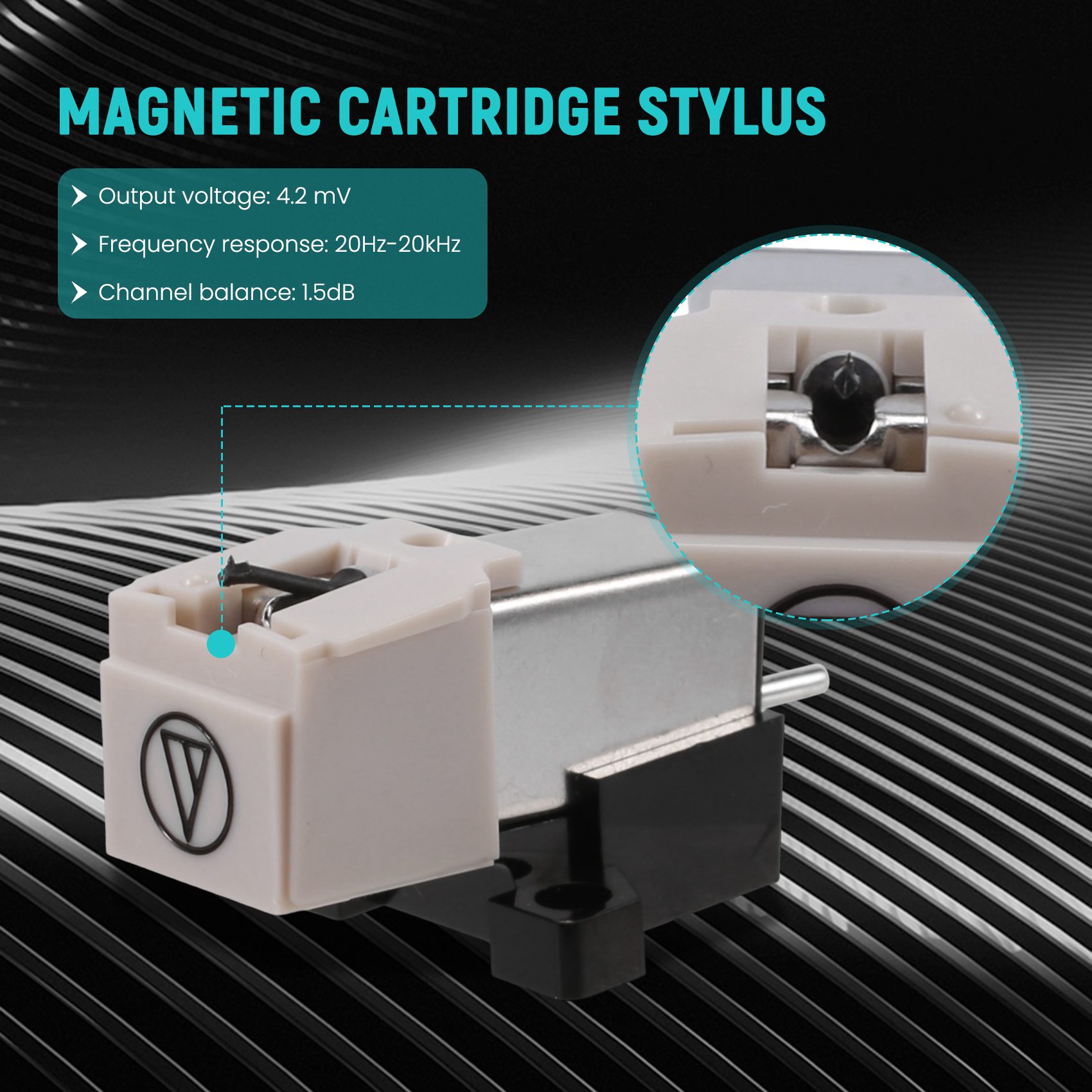 3X AT3600L Magnetic Cartridge Stylus LP Vinyl Record Player Needle for Turntable Phonograph Platenspeler Records Player