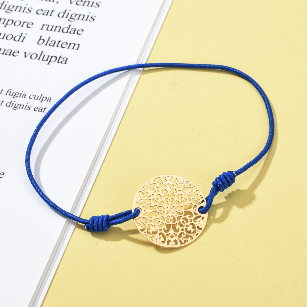 12 pièces/lot breloques corde élastique tressé cuivre plume animaux chaînes Bracelets & Bracelets pour femmes réglable bijoux Pulseria