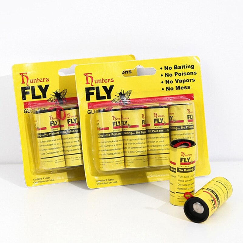 -Sticky Fly Roll Sticky Flyboard Fly Stick Fly Stick Mosquito Paper Fly Roll