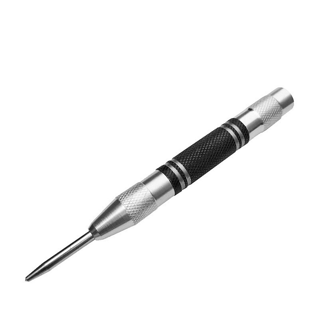 Automatic Center Pin Punch Spring Loaded Marking Starting Holes Tool Wood Press Dent Marker Woodwork Tool Drill Bit Tools Gadget: NO.7