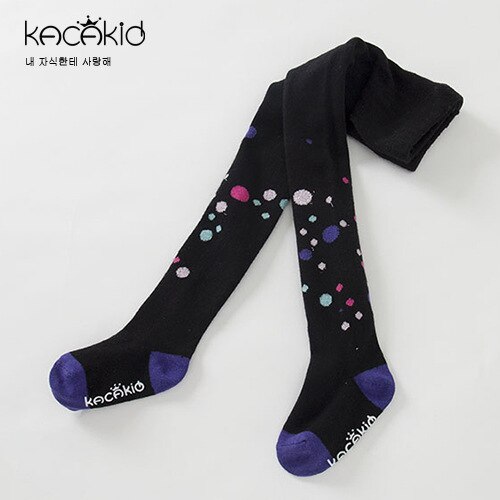 frühling Herbst Strumpfhosen Für Mädchen Baumwolle freundlicher Strumpfhosen Karikatur Gedruckt Strümpfe Strumpfhosen lässig Niedlichen freundlicher Kleidung: dots / 4-7Y