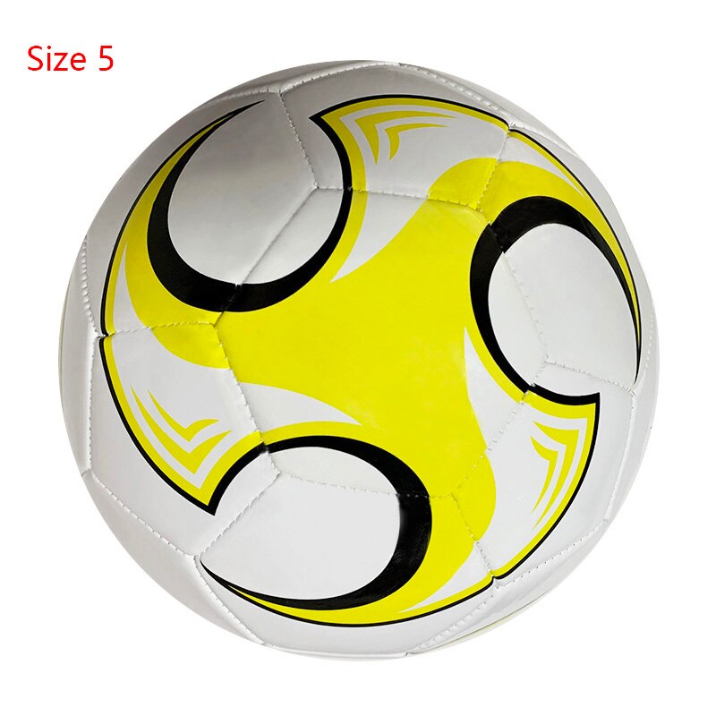 Soccer Ball Size 5 Size 4 Size 3 Football Sports Match Training League futbol foot ball: Yellow size 5