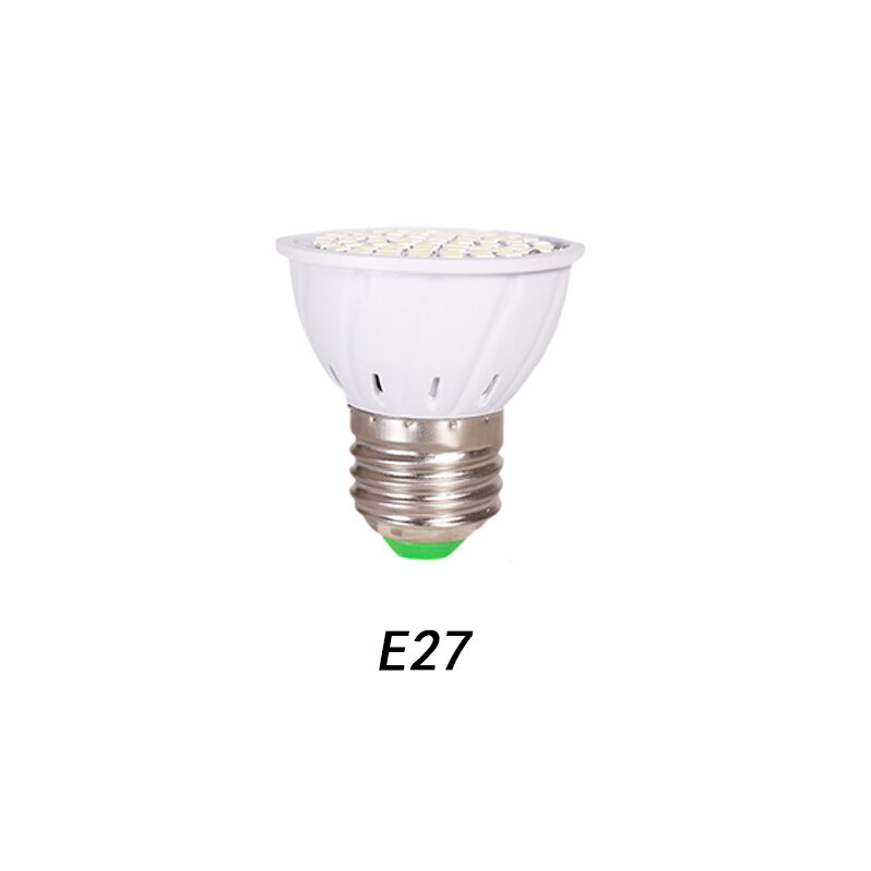 E27 Lampada LED Spotlight Bulb B22 220V Bombillas LED Lamp 48 60 80 LEDS 2835 SMD Lampara E14 Spot Light Ampoule Indoor Lighting: E27 / 60 LEDs / Warm White