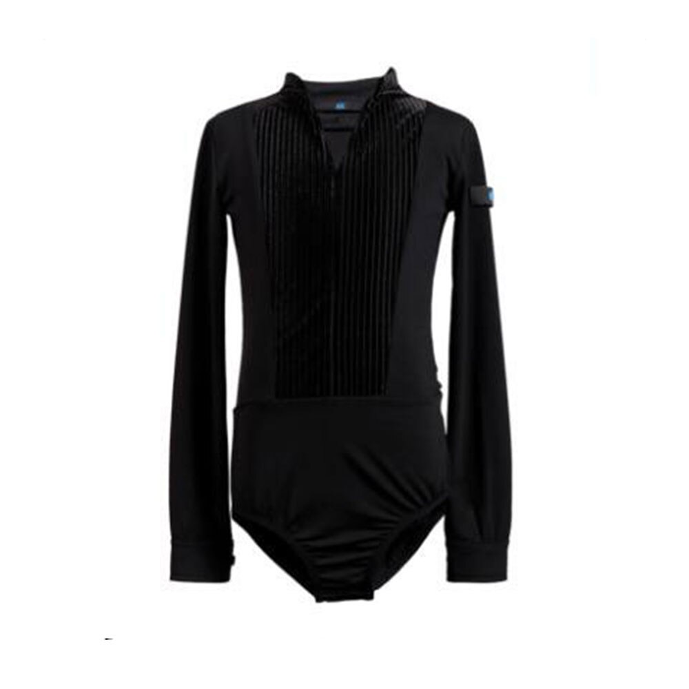 Latin Dance Boy Praktijk Kleren Herfst En Winter Stand Kraag Pak Kind Dansen Concurrentie Training Kleding