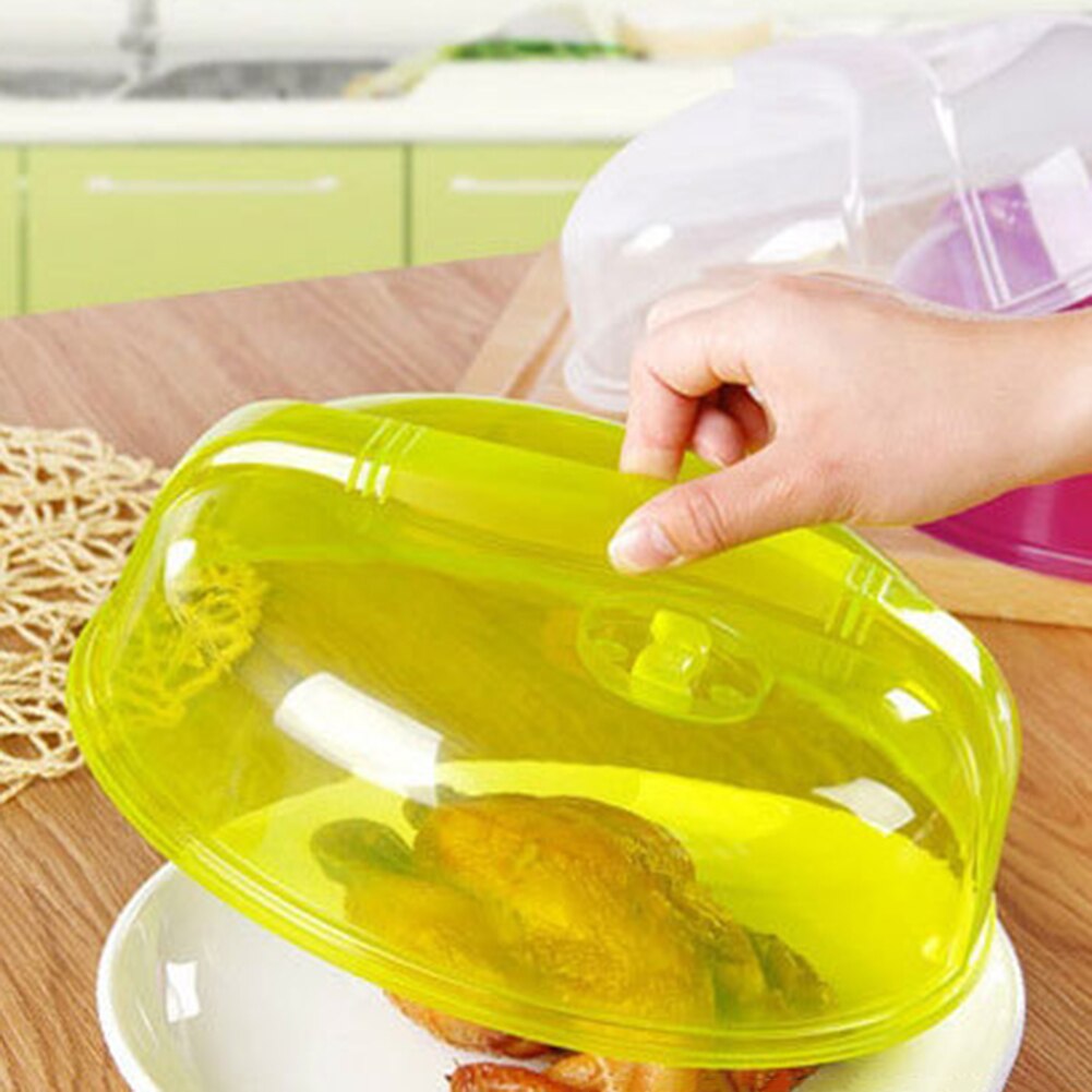 Mikroovn tallerken topper låg mad fad damp udluftning splatter låg køkken værktøj plast forsegling låg mad opbevaring låg