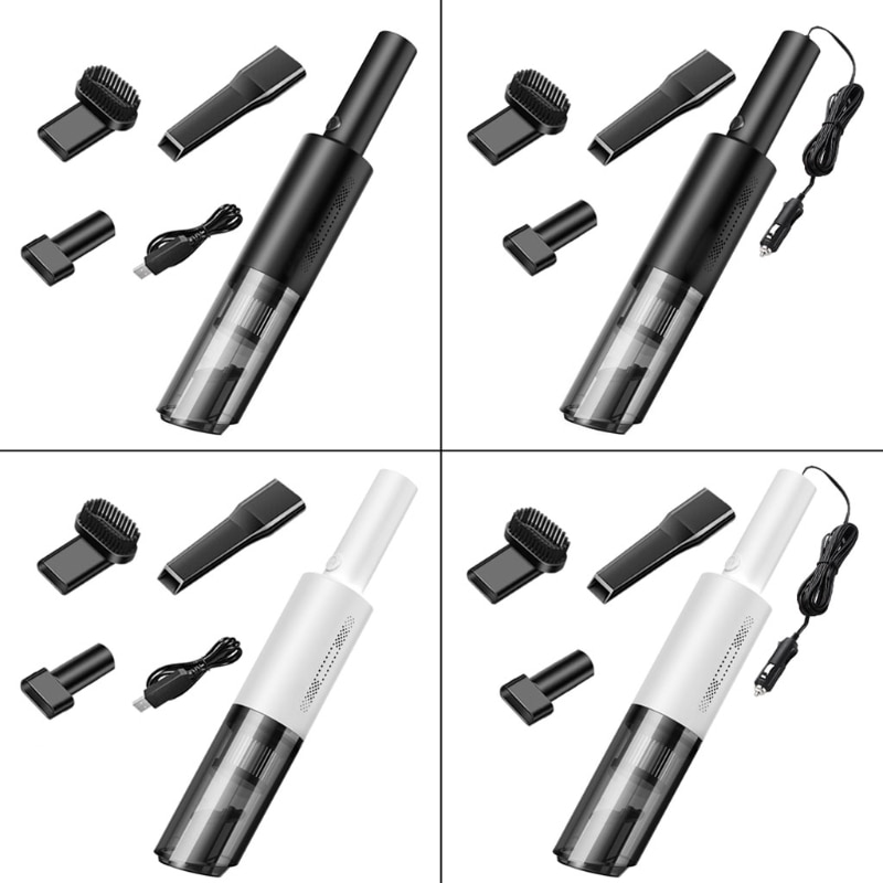 6000PA Handheld Vacuum Strong Suction High Power 120W Wired/Wireless Car Charger Vacuum Cleaner Auto Portable For Car Ho