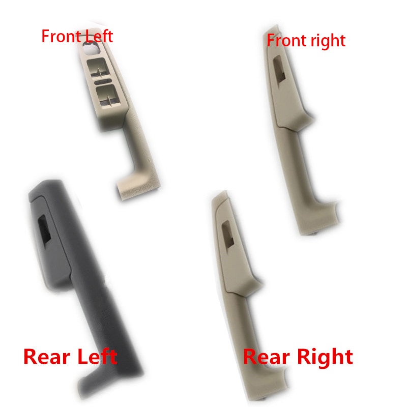 For Skoda Superb door handle front and rear Left and right door armrest box inner handle frame, the lifter switch box black