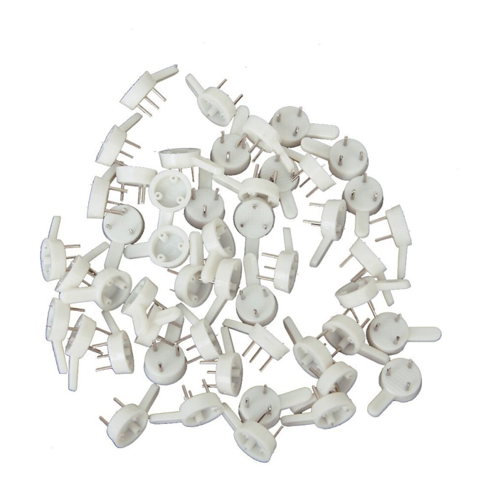 50pcs Hard Wall Hooks Picture Frame Photos Small Hanging Hooks: Default Title