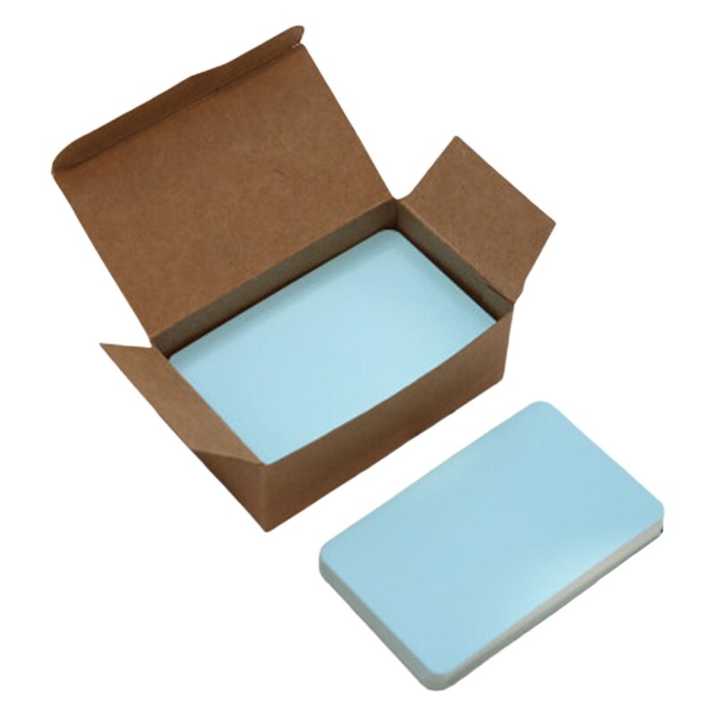 100 Sheets/Box Paper Message Card Blank Handwritten Memo Notecards Greeting Blessing Wedding Party Thank You Postcard: BL