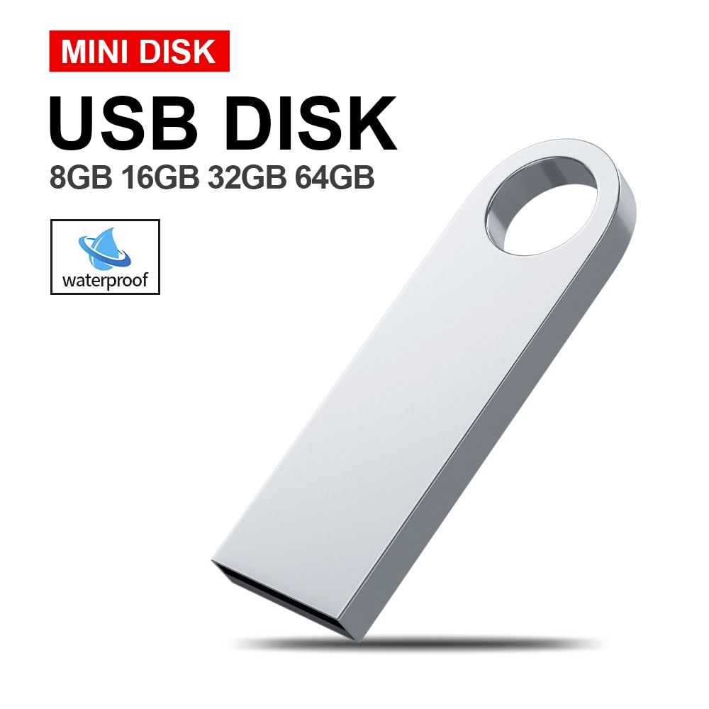 mini dysk USB USB2.0 Pendrive Pendrive metalowa pamięć usb Lampa błyskowa 64G 32G 16G pamięć 8g pamięć usb dyski szybkie dyski typu Lampa błyskowa