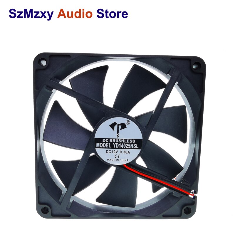 1PCS DC 140mm 5V 12V 24V 0.3A 2PIN 140x140x25mm Dual Ball PC Brushless Case Cooling Fan 14025 14cm For Cabinet Cooler Fan