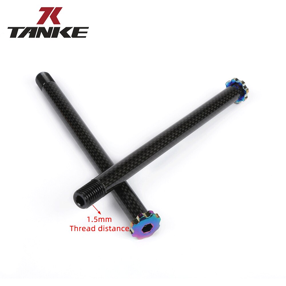 HUB Thru Axle TANKE MTB road bicycle 100 110 142 148 boost 12 15mm 1.5 Thread distance bike fork frame open gear barrel shaft
