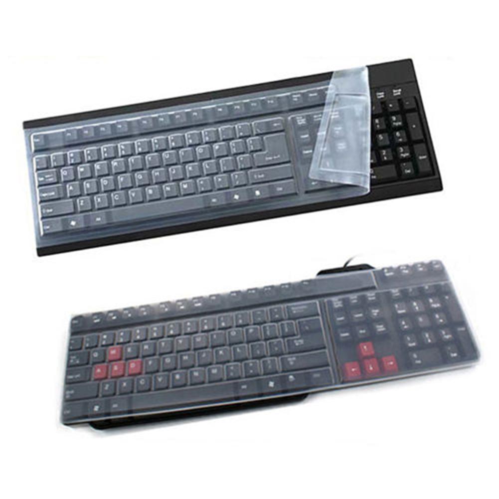 Keyboard Cover Universal Silicone Desktop Computer Keyboard Cover Skin Protector Film Cover Universal Desktop Computer