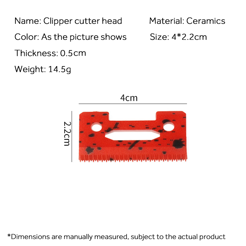 Cuchillas de cerámica para cortadora de pelo Wahl 8148, cabezal cortador de cerámica, cuchillas de repuesto, accesorios de peluquero