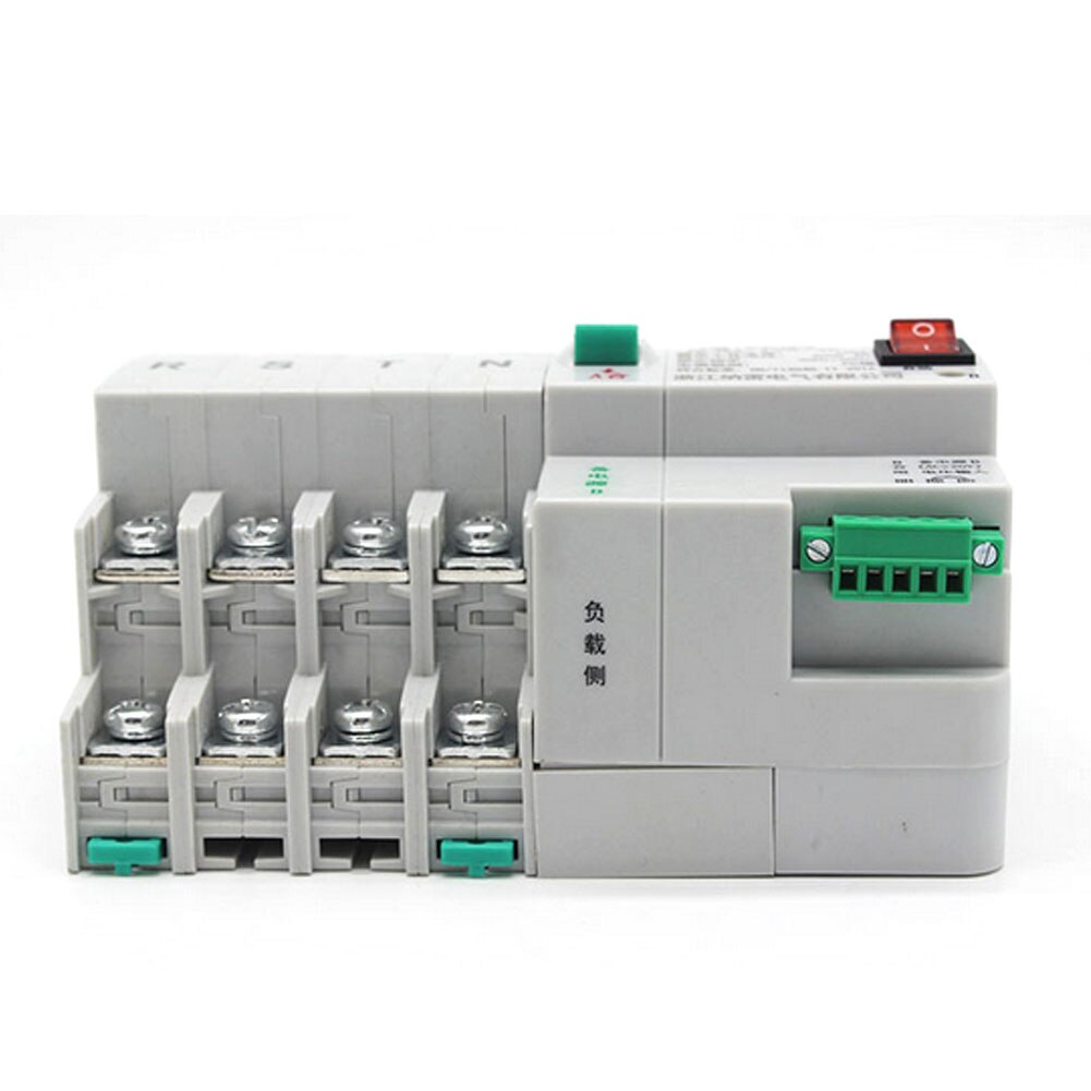 Din Rail W2R-2P/3P/4P 380V 63A Dual Power Automatic Transfer Switch Electrical Selector Switches Dual Power Switch Electrical