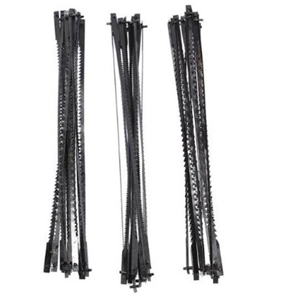 36 Stuks Scroll Zaagbladen 127Mm Koolstofstalen Fretszaagbladen Met Pin 15/18/24 Tanden Standaard Fijne Zaagbladen