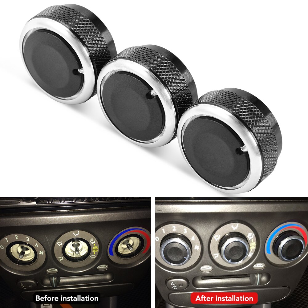 Jaguar Xf Accessoires: Dioche Auto Interieur En Exterieur Modificatie 14 Stks Airconditioning Knop Cover Trim Ac Controle Stickers Fit Voor Jaguar Xf 2012-2015