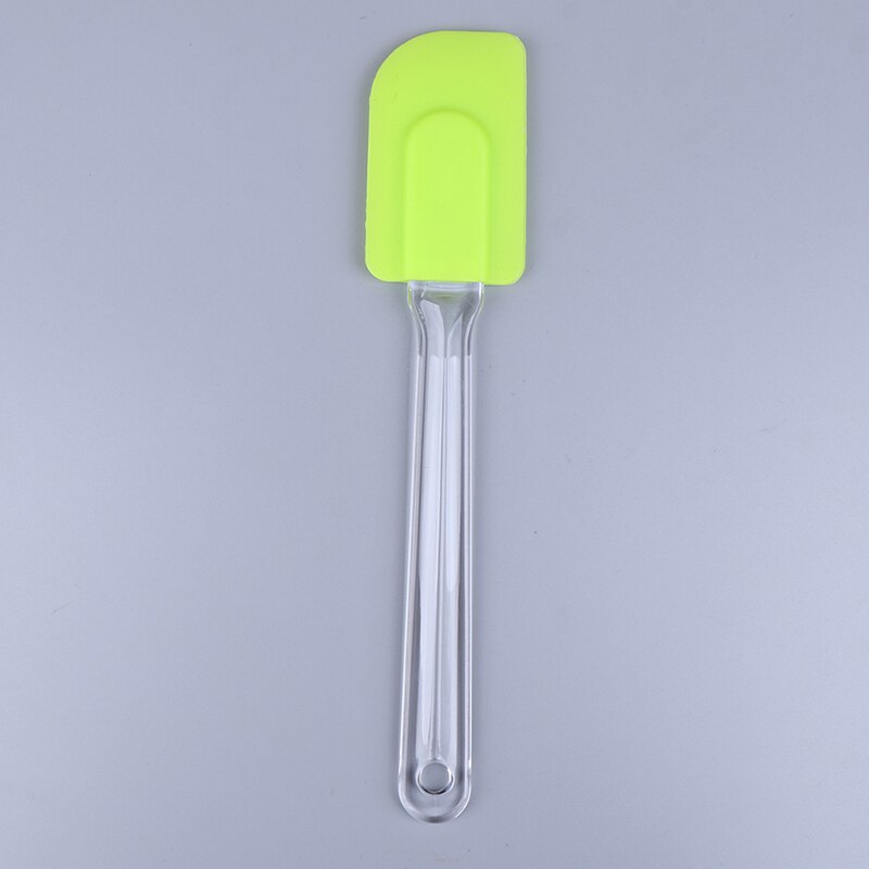 Baking Tools Spatula For Cake Silicone Spatula Baking Pastry Kitchen Spatula Cream Mixer Ice Cream Scoop Cream Scraper: Green
