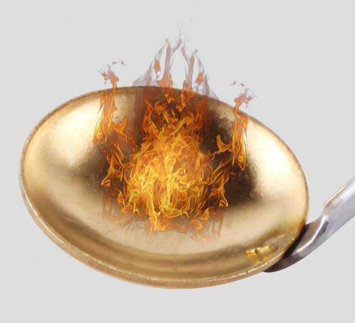 Equipo experimental cuchara de combustión cuchara de calentamiento herramienta de reacción ardiente cuchara de cobre equipo de experimentos químicos