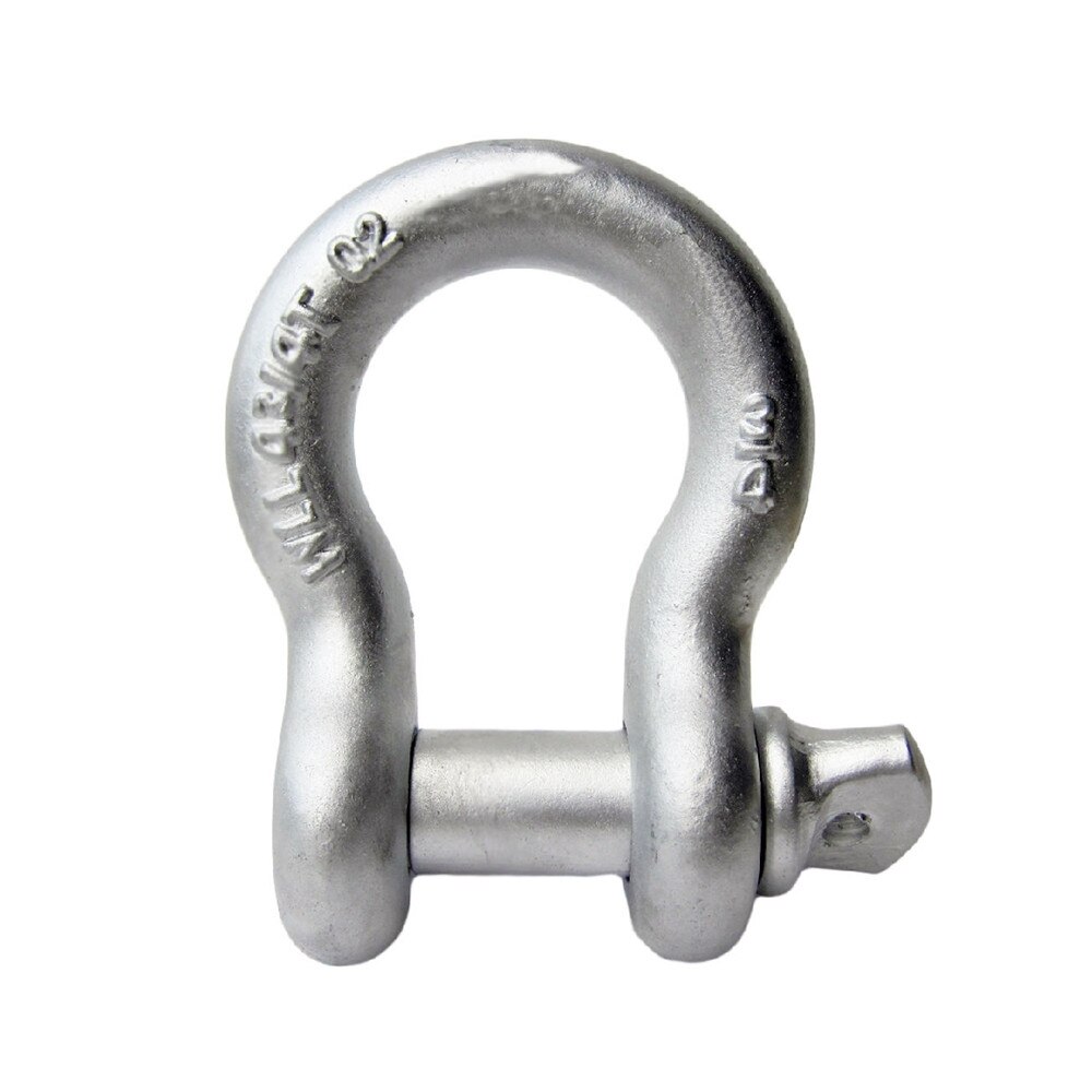 Gancho de cabrestante, gancho de tracción, gancho de garra, grillete en U, Conector de cuerda de cabrestante, 12000 libras: D