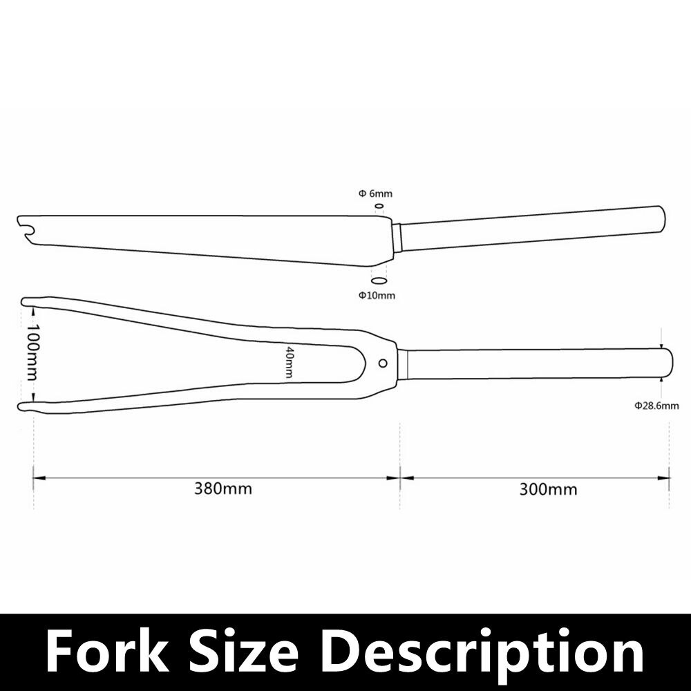 Full Carbon Fiber Bike Front Fork Road Bicycle Fork 700C Cycling Fixed Gear Bike Fork Fixie Bike Front Fork Bicycle Front Fork