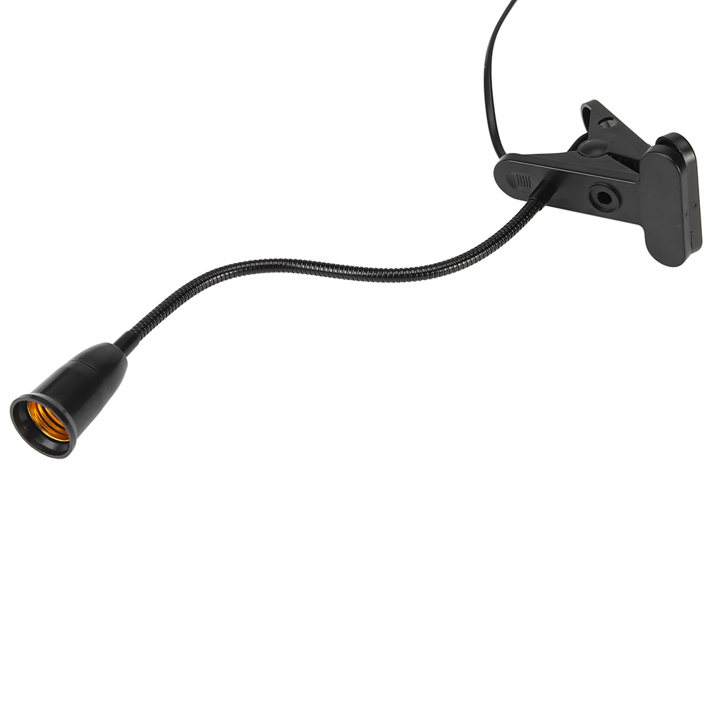 1.7M E27 Klemlampvoeten Eu Stekker Bureaulampen Led Lamp Hanglamp Roterende Socket Houder Met Aan/Uit Schakelaar Draad