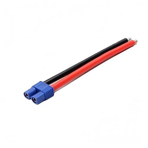 10cm RC vehicle and ship model battery ESC connection cable XT30 XT60 XT90 T EC2 EC3 EC5 EC8 male/female plug: plum