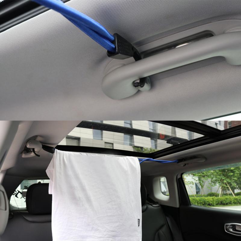 Biljusterbar elastisk elastisk strammesnorrem strekk plast krok bilbagasjetelt kajakk båt kanosykler tau glipper