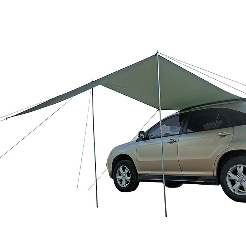 Toldo impermeable para coche, sombrilla para jardín, playa, tienda de campaña, lona para el lateral del automóvil, toldo de lluvia