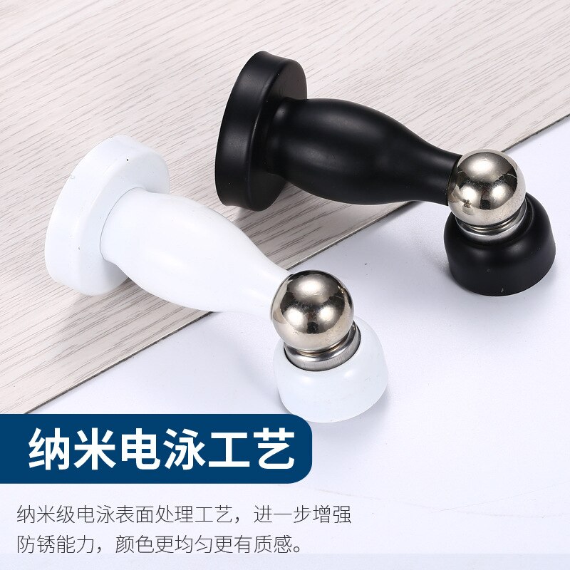 Home Door Stainless Steel Door Bumper Bedroom Anti-collision Silent Door Strong magnetic Door Bumper