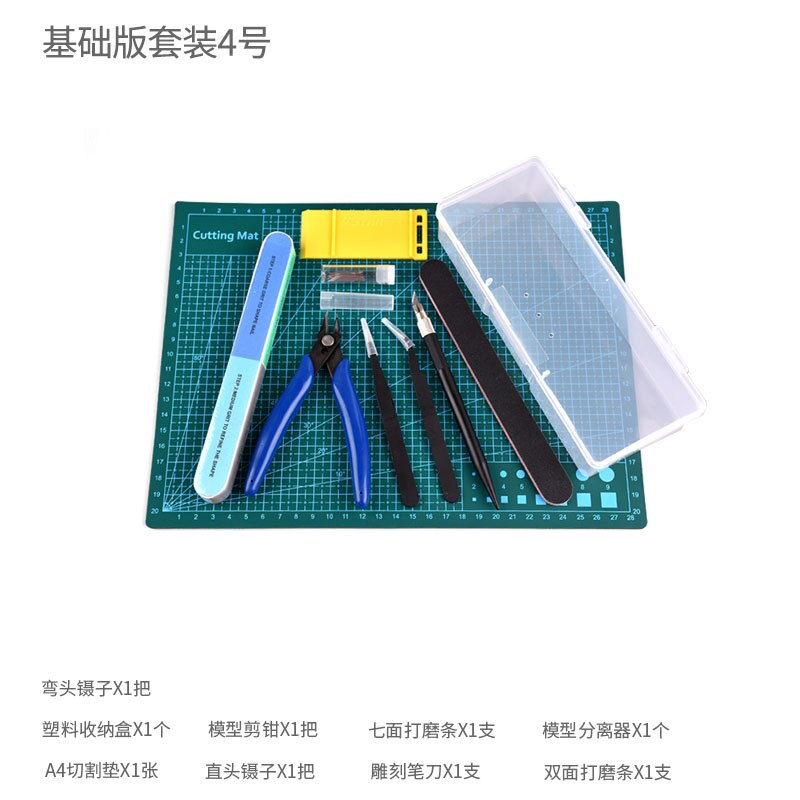 9 teile/satz Für Gundam Modell Werkzeuge Bausatz Modeler Grundlegende Werkzeuge Handwerk einstellen Hobby Gebäude Werkzeuge Bausatz