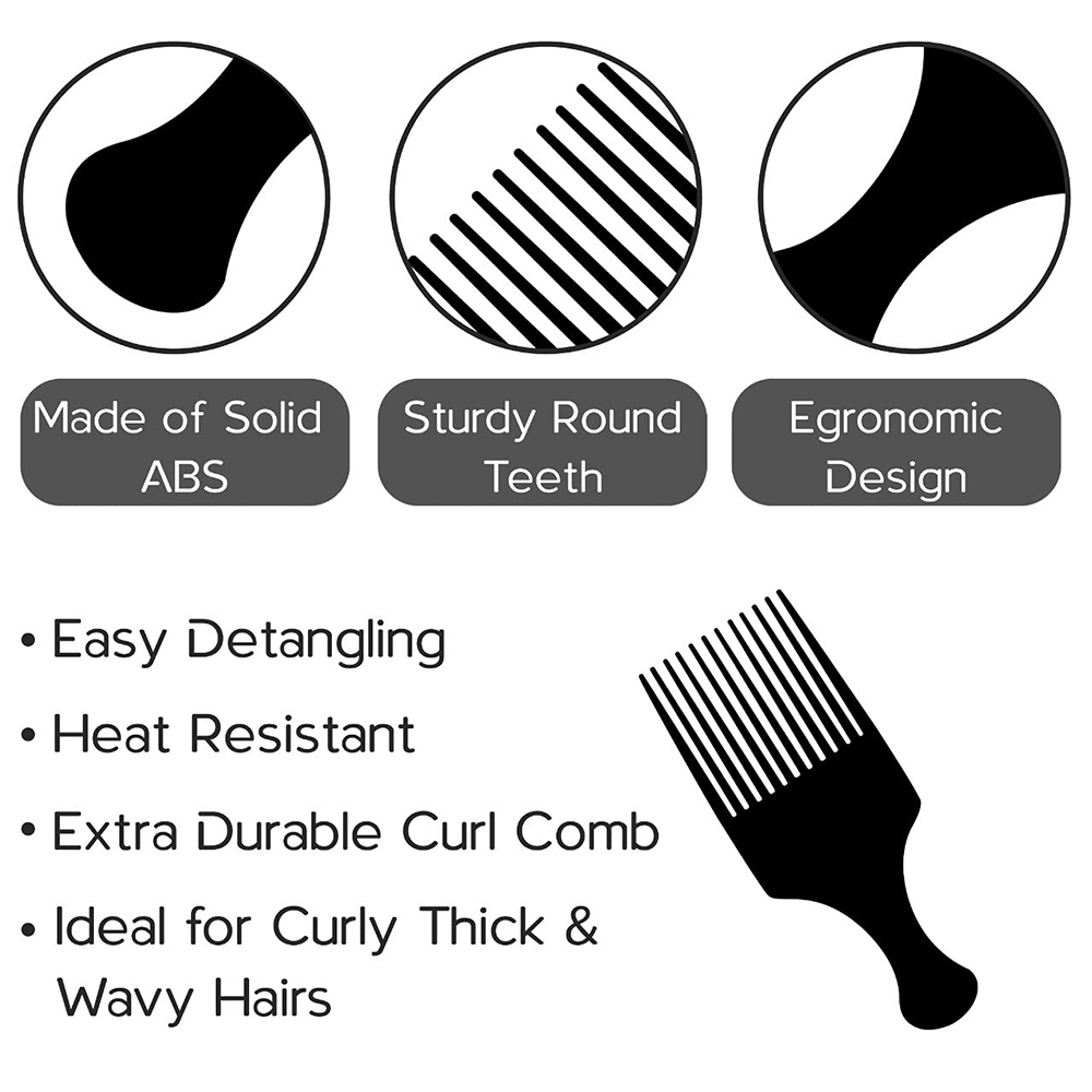 Grote Gaten Spons Voor Haar, Twist Spons, Magische Spons Borstel, Afro Haar Spons Spons Voor Krullen Met Gratis Haar Pick Kam (2 Pack)